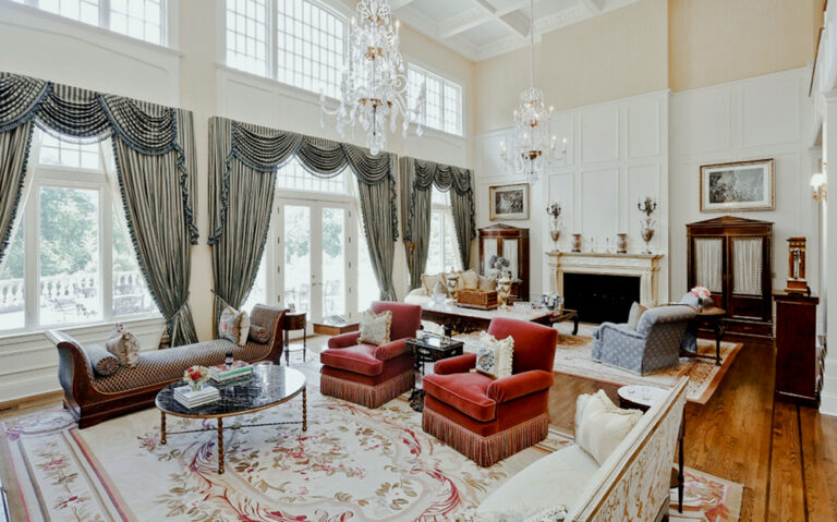 27 High Ceiling Curtains Ideas For Your Living Room